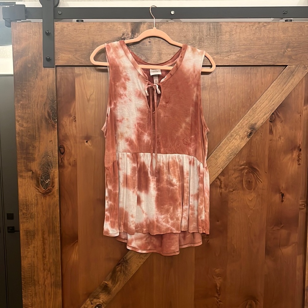 🌹KNOX ROSE🌹 Tie-Dye, Peep-hole Top